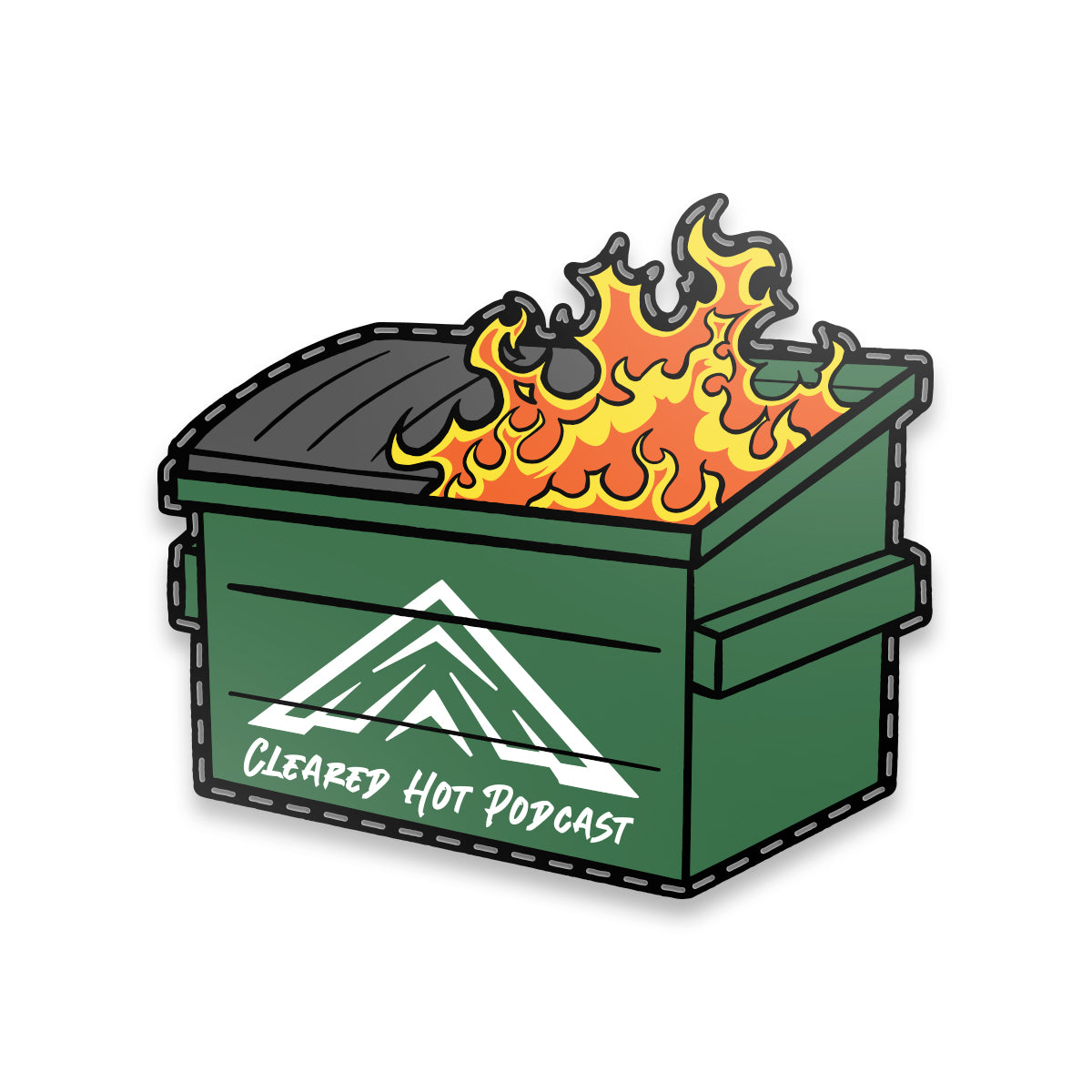 Dumpster Fire PVC Patch